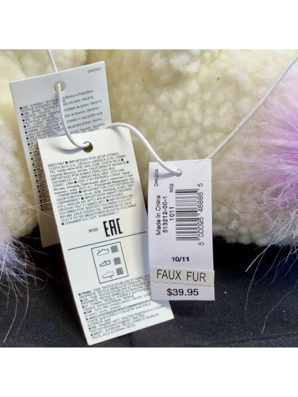 Girls 10/11 Gap Unicorn Slippers BRAND NEW